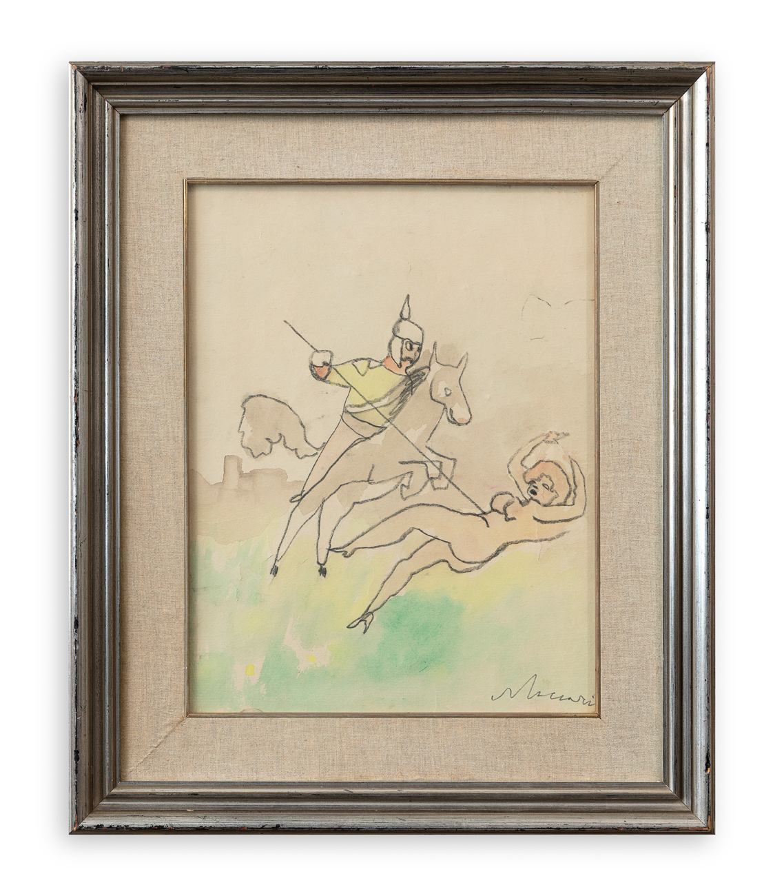 MINO MACCARI (1898-1989) - Il lanciere, 1973