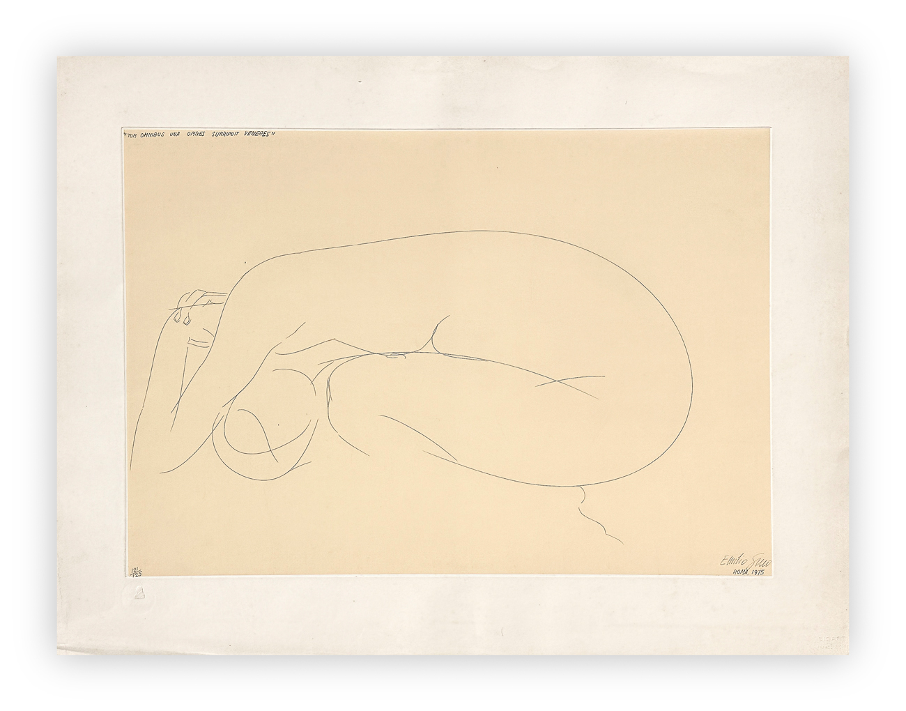 EMILIO GRECO (1913-1995) - Tum omnibus una omnes surripuit veneres, 1975