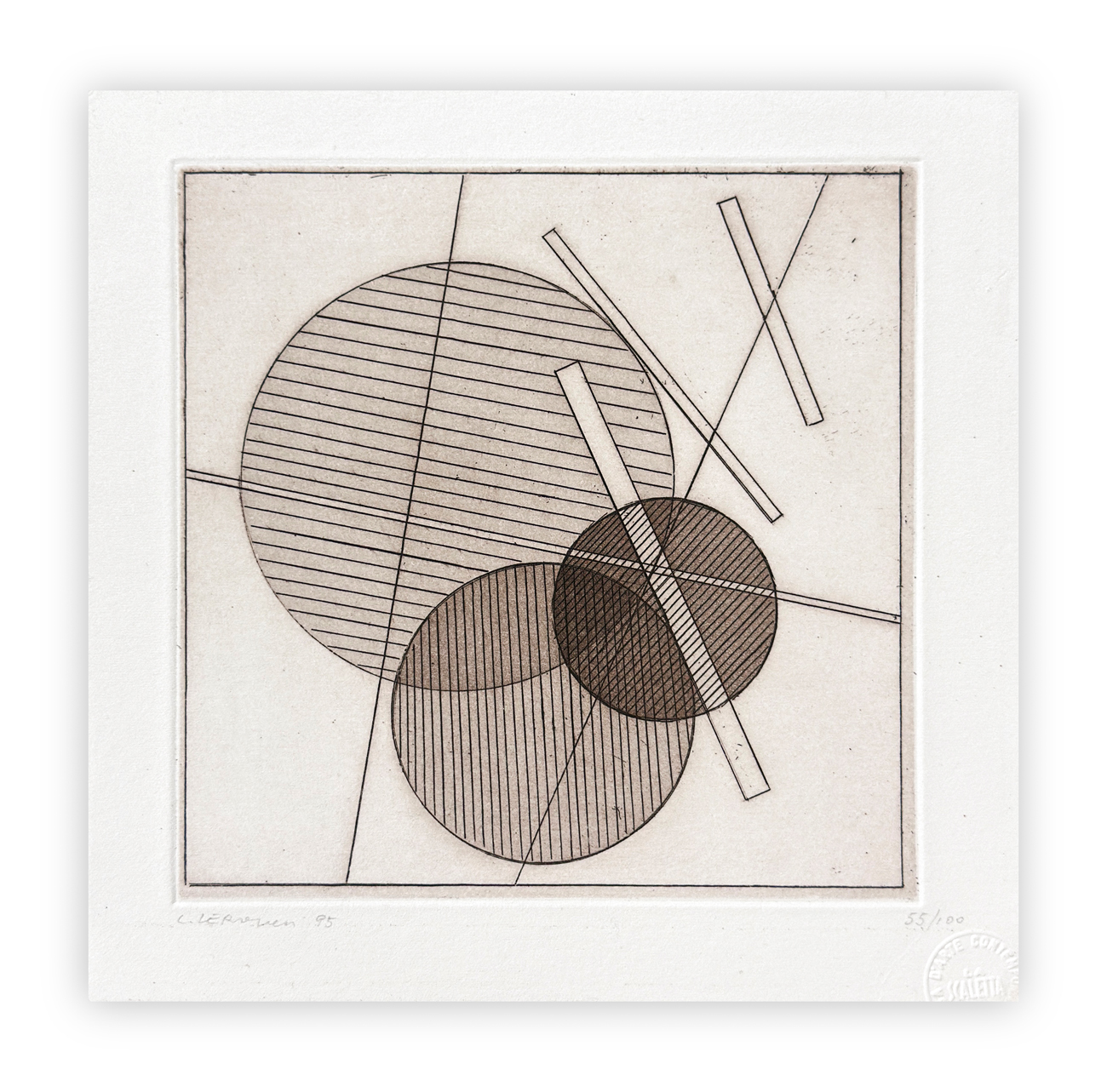 LUIGI VERONESI (1908-1998) - Senza Titolo, 1995