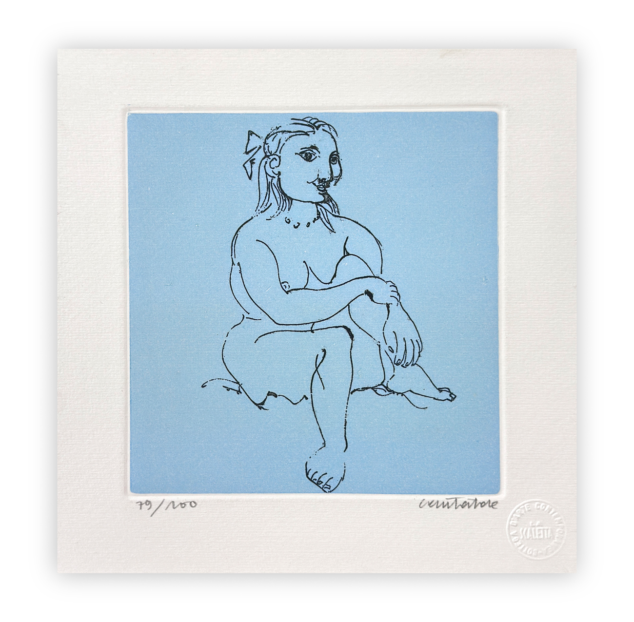DOMENICO CANTATORE (1906-1998) - Senza Titolo