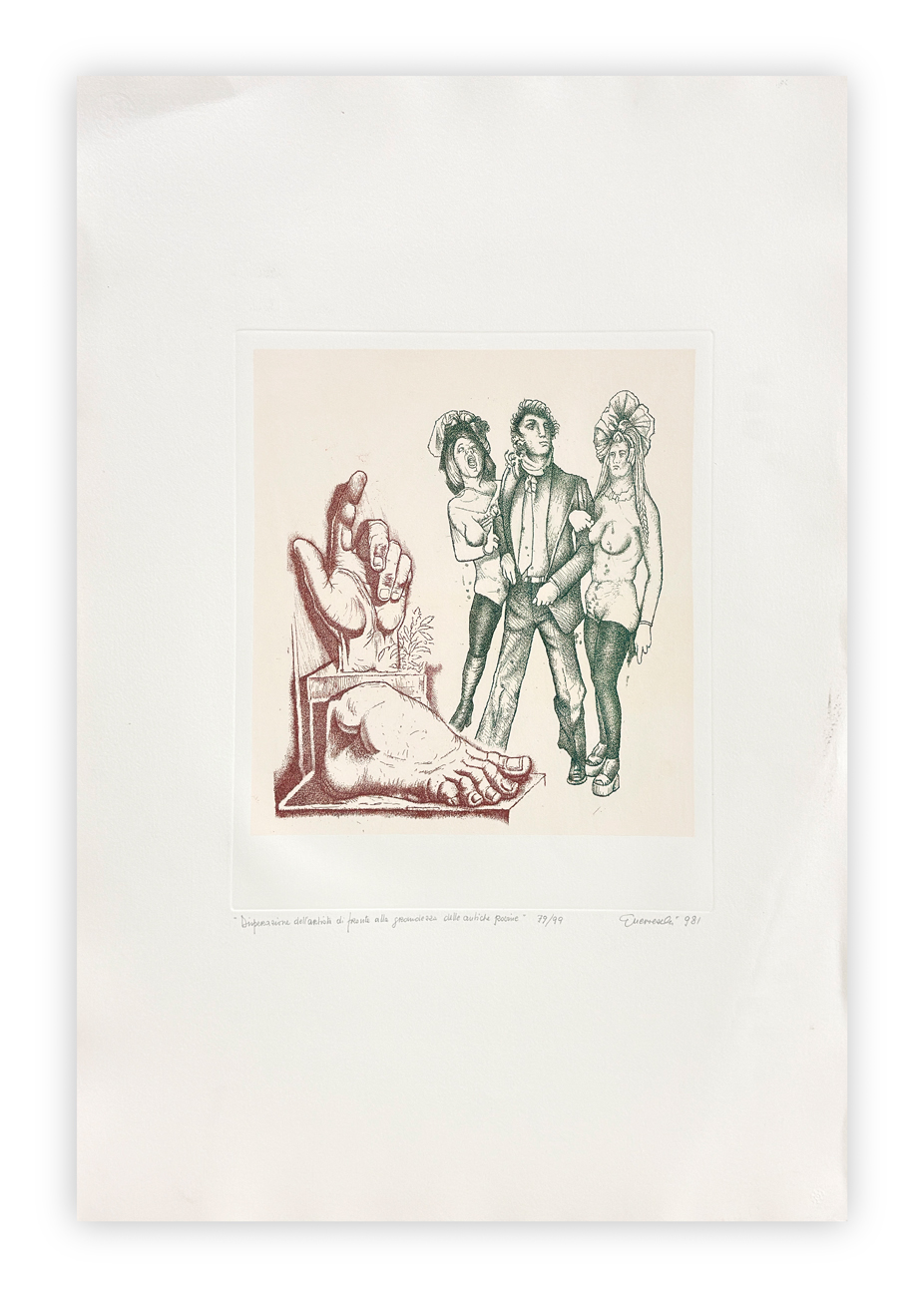 GIUSEPPE GUERRESCHI (1929-1985)
 - Disperazione dell'Artista, 1981