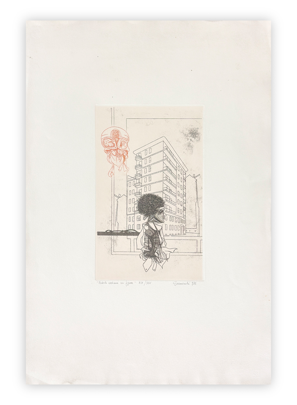 GIUSEPPE GUERRESCHI (1929-1985) - Disperazione dell'Artista, 1981