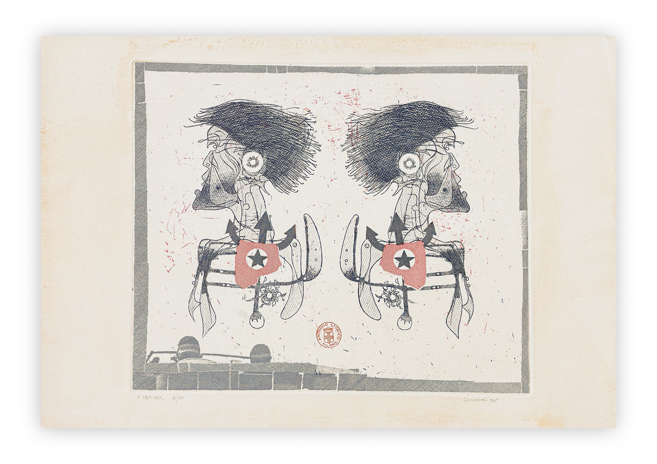 GIUSEPPE GUERRESCHI (1929-1985) - Senza Titolo, 1965