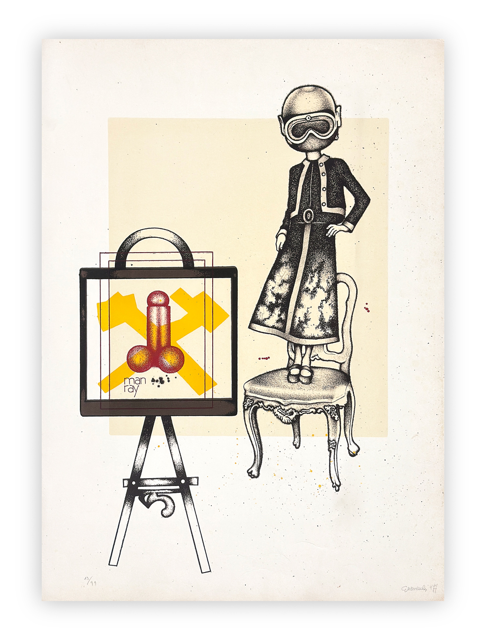 GIUSEPPE GUERRESCHI (1929-1985) - Senza Titolo, 1977