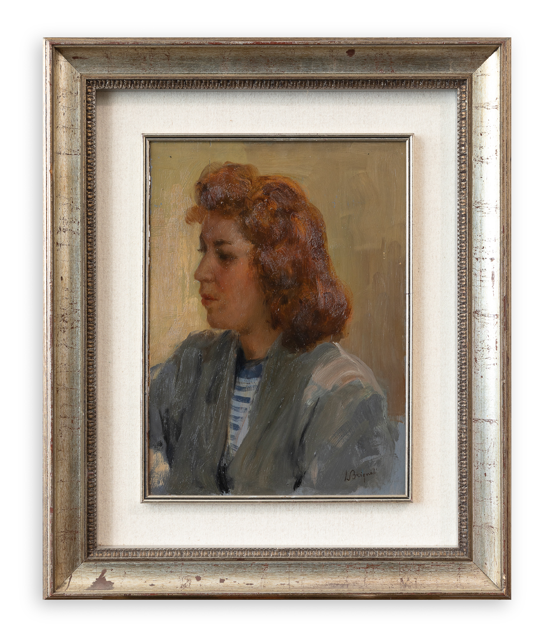 LUIGI BRIGNOLI (1881-1952) - Senza Titolo (Ritratto femminile)