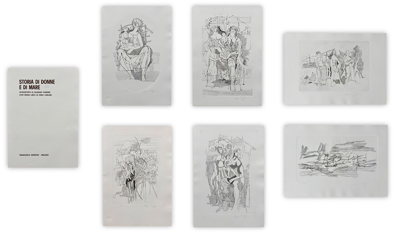 EUGENIO PARDINI (1912-2003) - Storia di donne e di mare, 1974