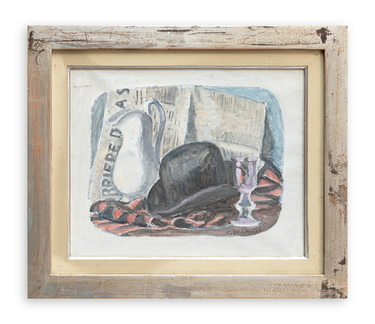 CRISTOFORO DE AMICIS (1902-1987) - Le chapeau melon