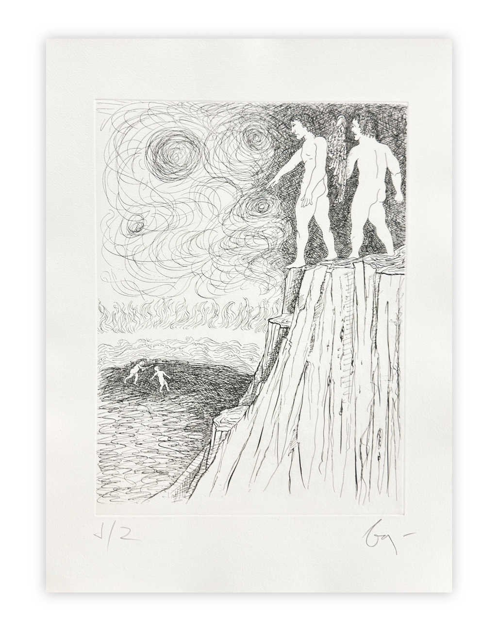 ENRICO BAJ (1927-2003) - Paradiso Perduto: il mondo appena creato, 1986