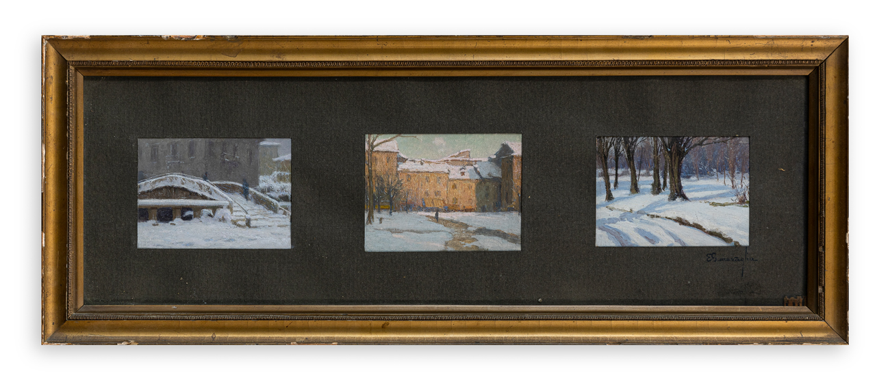 ERCOLE GARAVAGLIA (1866-1935) - Lotto unico di 3 opere