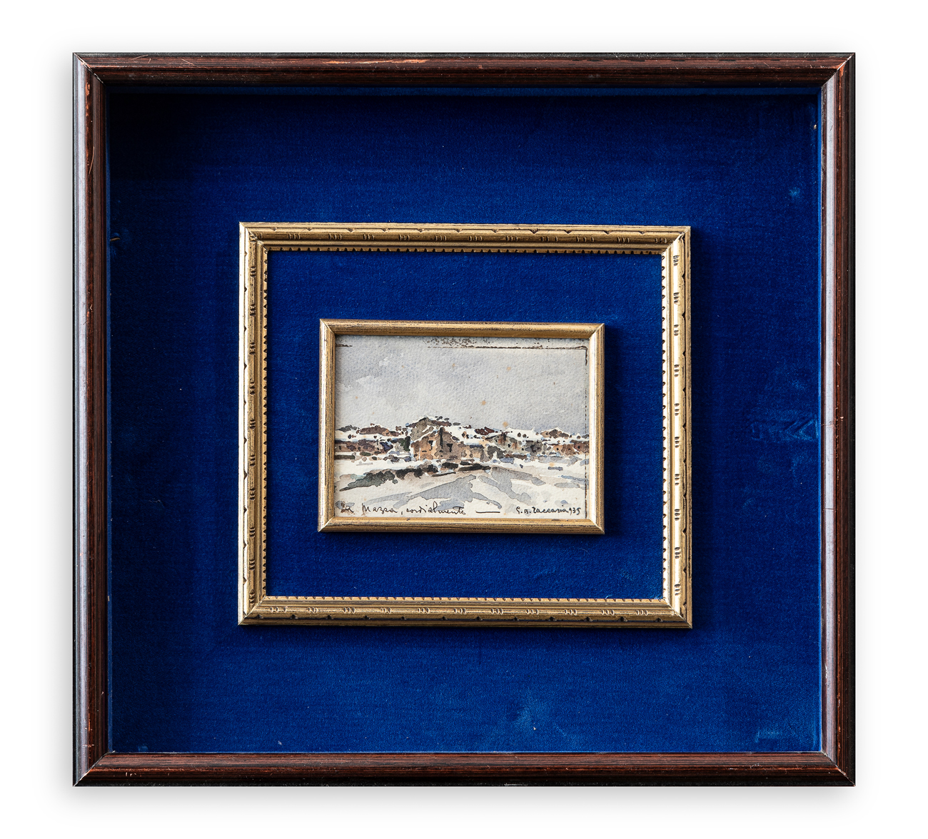 GIOVAN BATTISTA ZACCARIA (1902-1966) - Senza Titolo, 1935