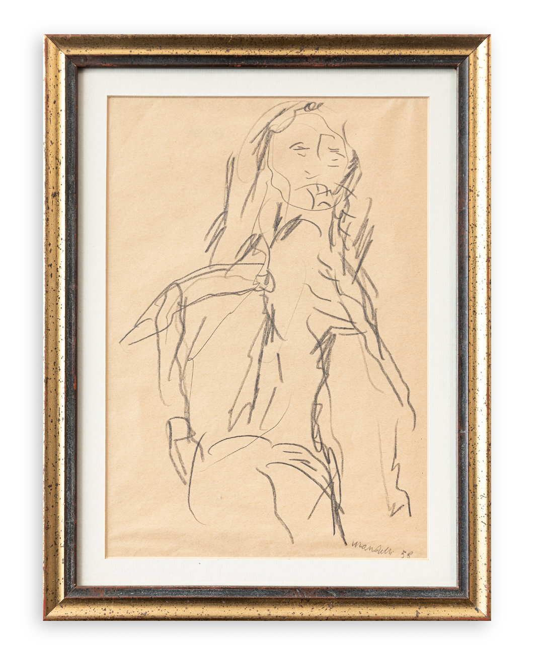 POMPILIO MANDELLI (1912-2006) - Figura, 1958