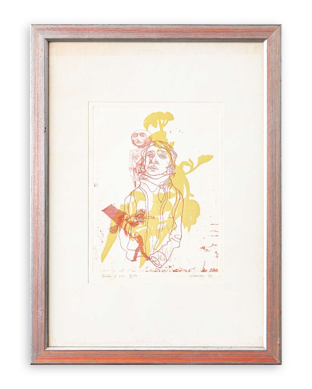 GIUSEPPE GUERRESCHI (1929-1985) - Ritratto di Max, 1970