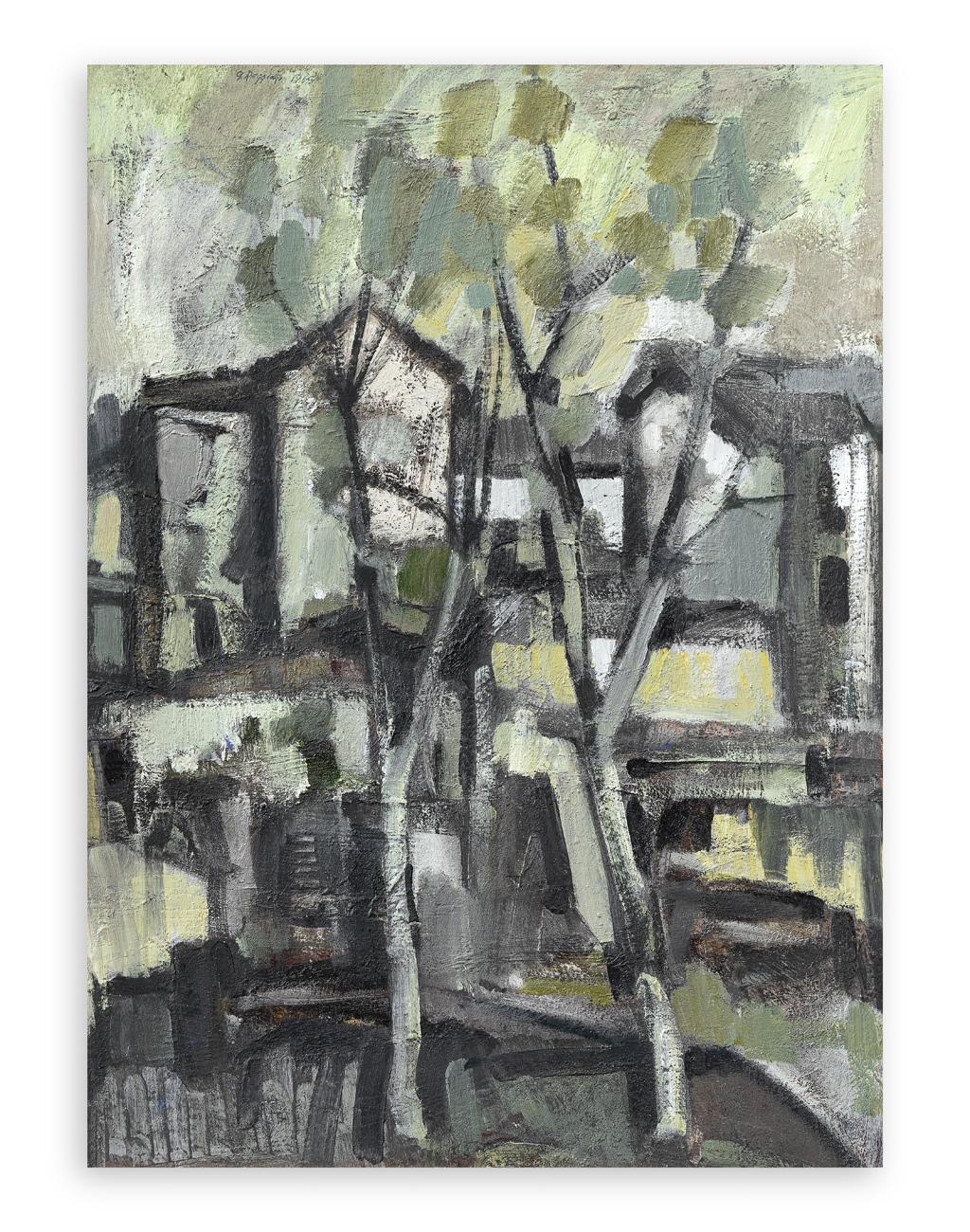 ALBINO REGGIORI (1933-2006) - Una giornata d'inverno, 1965