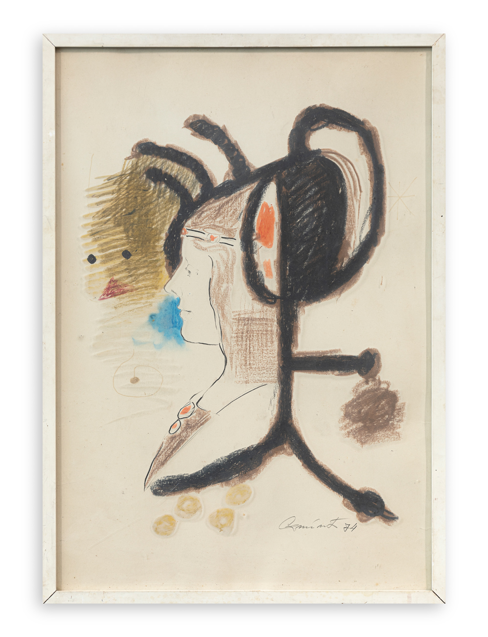 AURELIO CAMINATI (1924-2012) - Senza Titolo, 1974