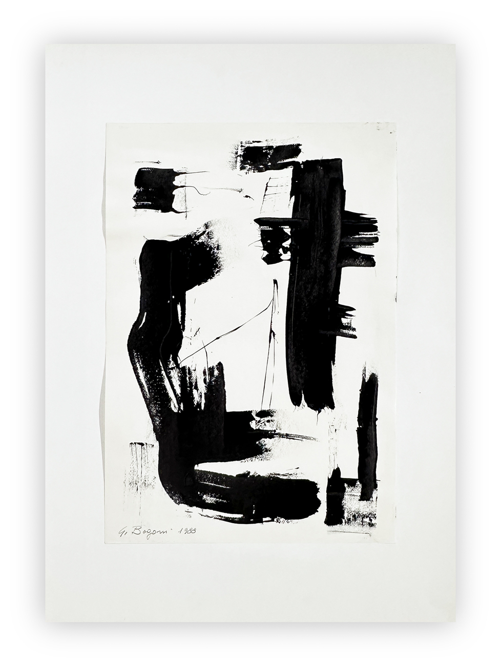 GINO BOGONI (1921-1990)
Senza Titolo (Nuove ombre), 1988