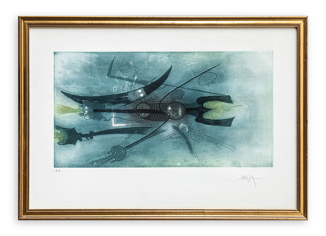 WIFREDO LAM (1902-1982) - Senza Titolo, 1965