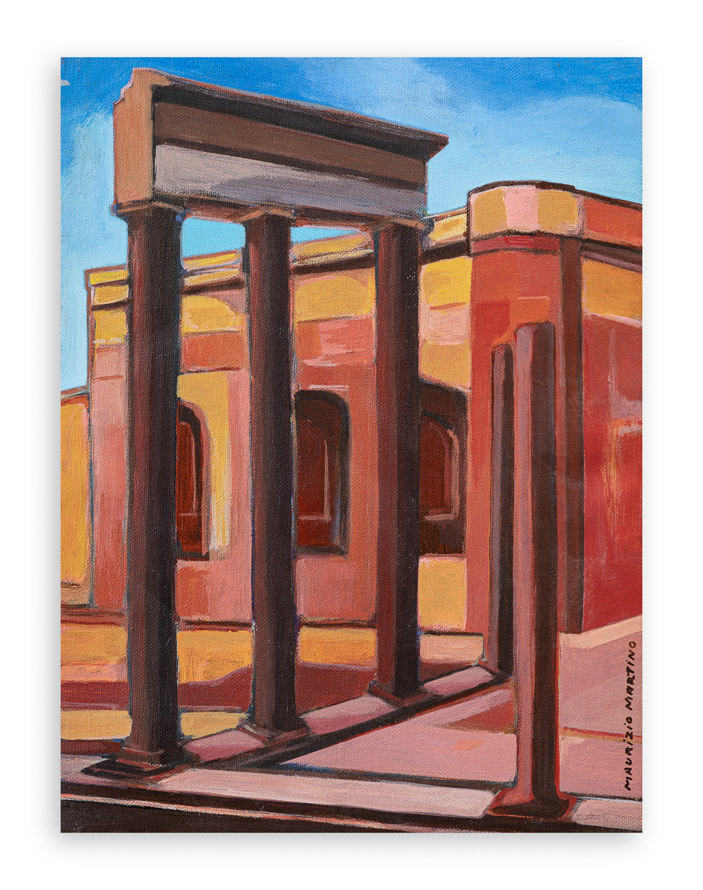 MAURIZIO MARTINO (1954) - Rovine greco-romane