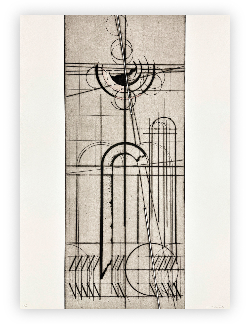 WALTER VALENTINI (1928-2022) - Progetto per la città ideale, 1991
