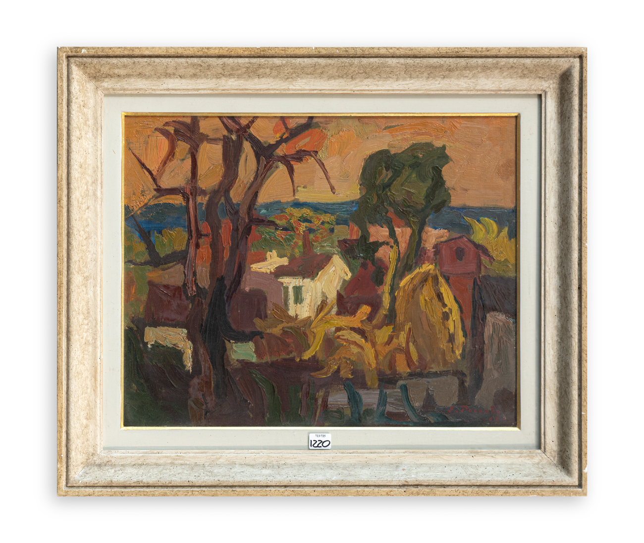 EPIFANIO POZZATO (1931-2007) - Paesaggio a Camburzano, 1966
