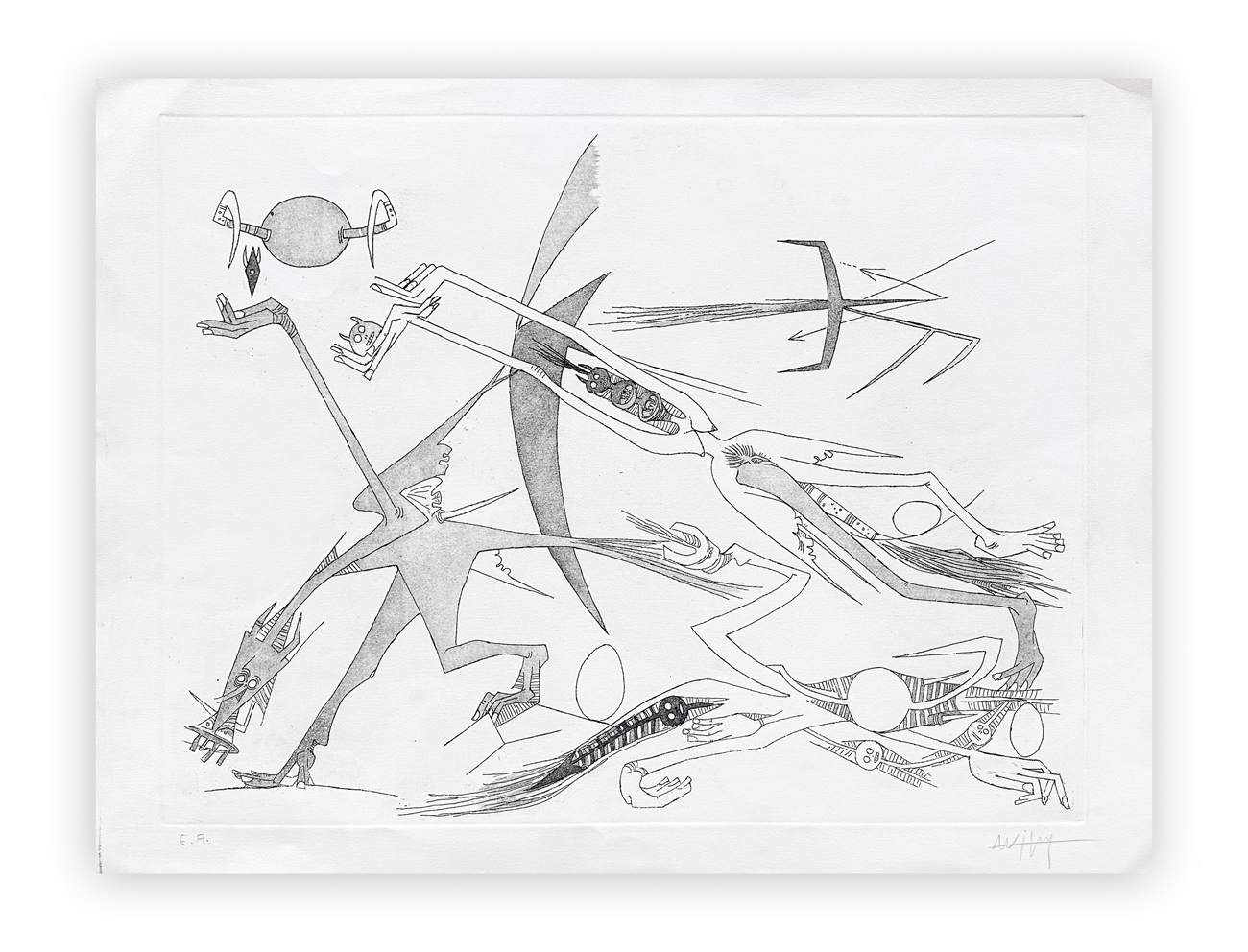WIFREDO LAM (1902-1982) - Senza Titolo