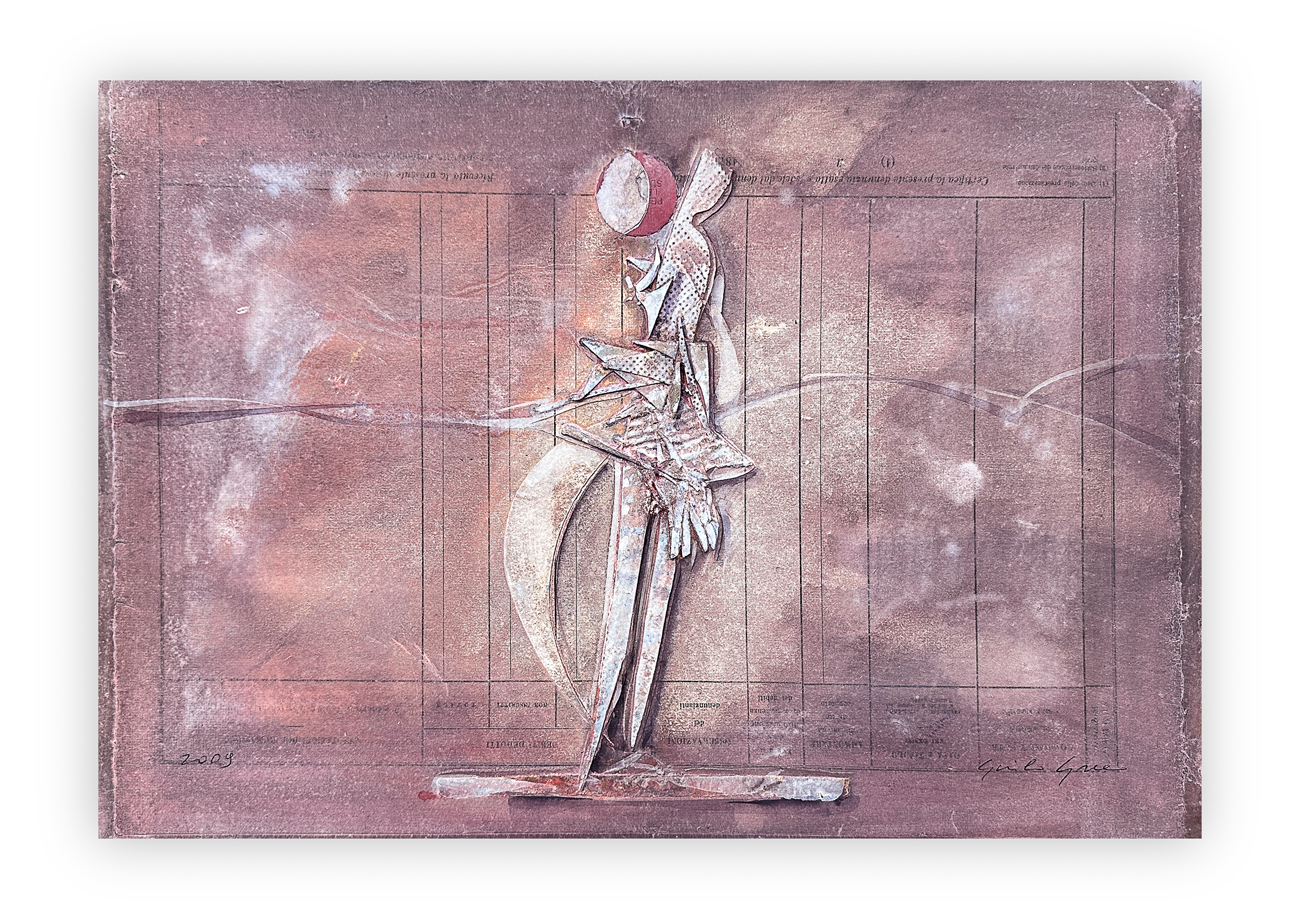 GIULIO GRECO (1949) - Attraversare con la luna, 2009