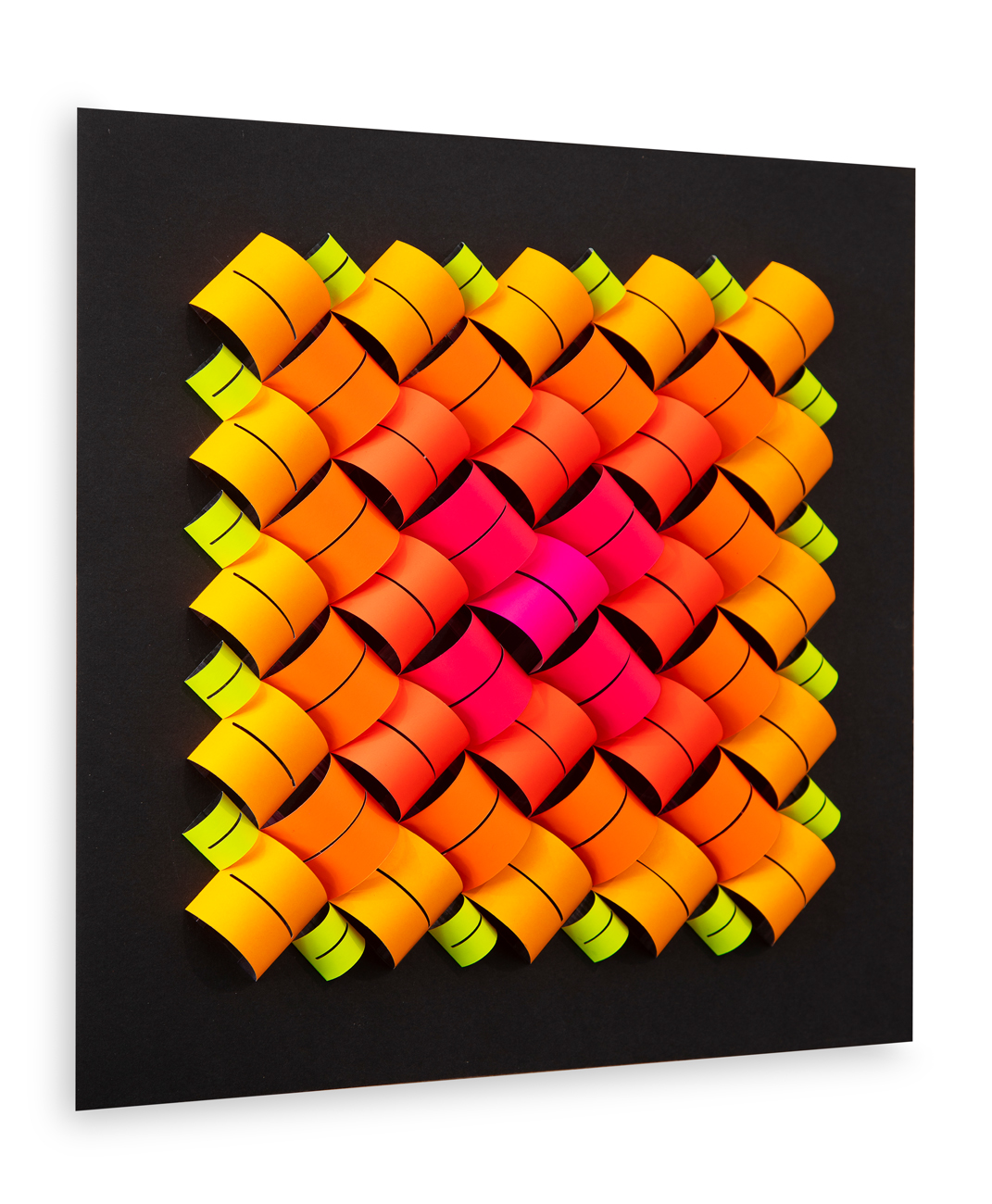 DARIO ZAFFARONI (1943) - Polimodularità fluorescente, 2021