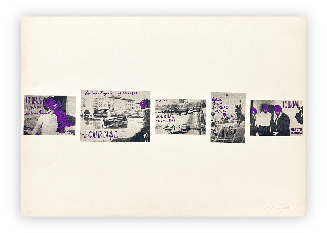 LAMBERTO PIGNOTTI (1926) - Journal, 1966