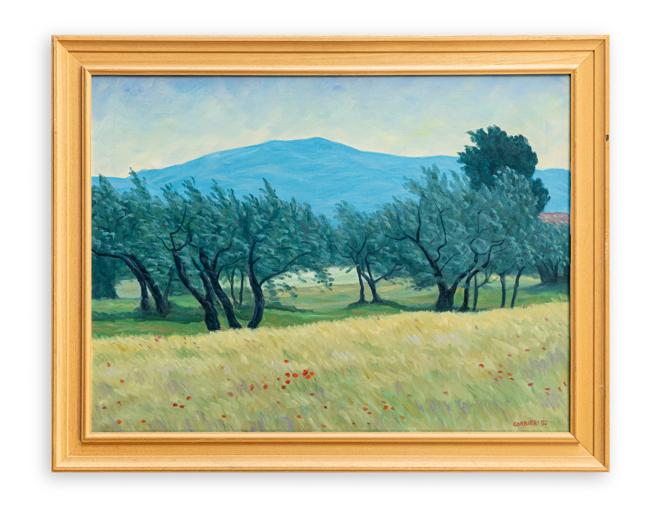 MARIO CORRIERI (1949) - Paesaggio di lucania, 1992