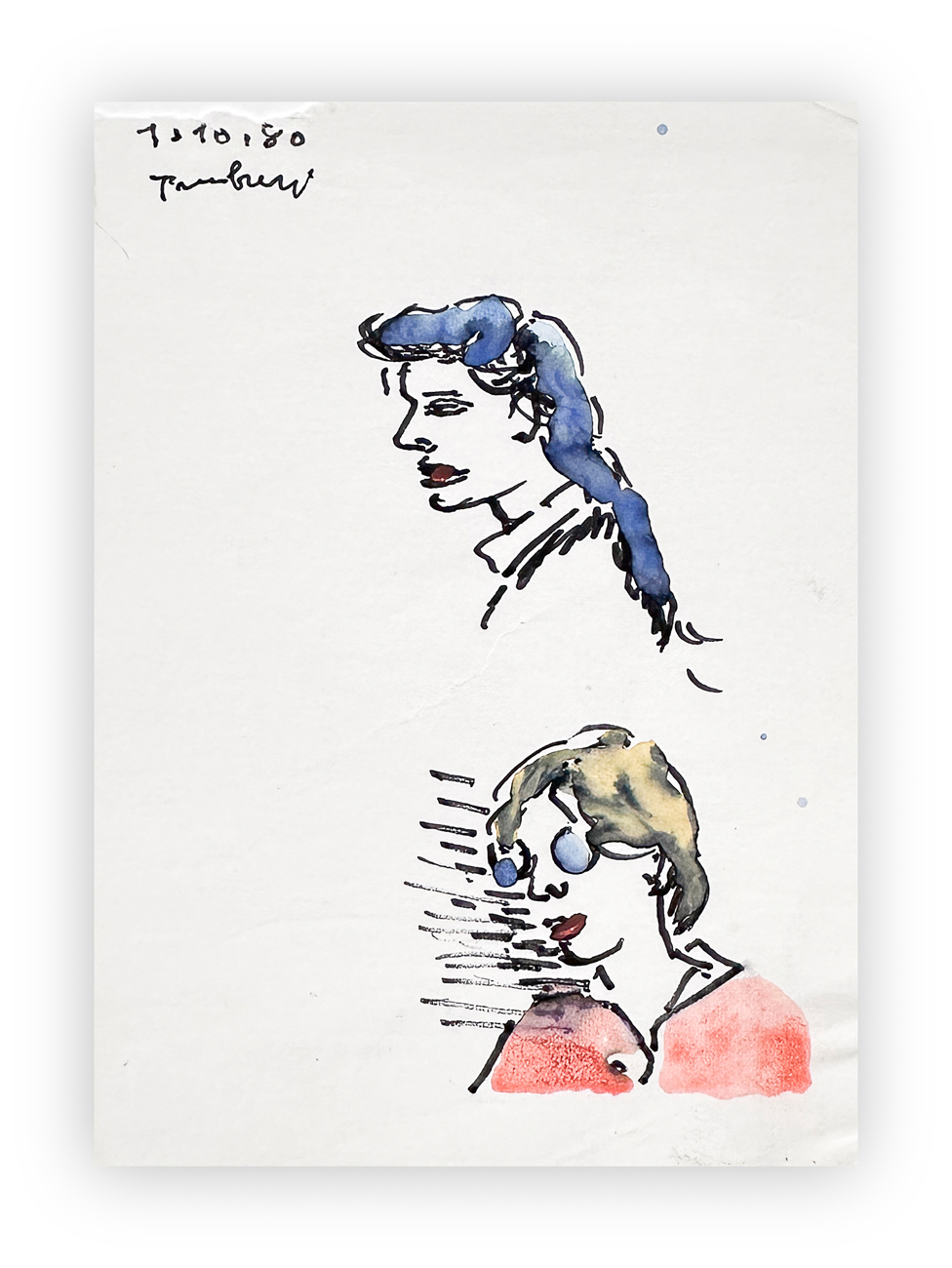 ORFEO TAMBURI (1910-1994) - Senza Titolo, 1980