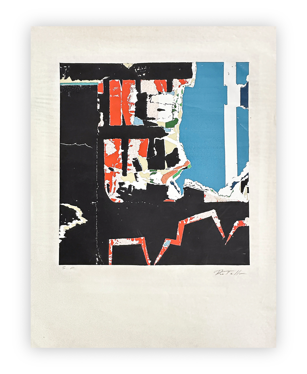 MIMMO ROTELLA (1918-2006) - Senza Titolo