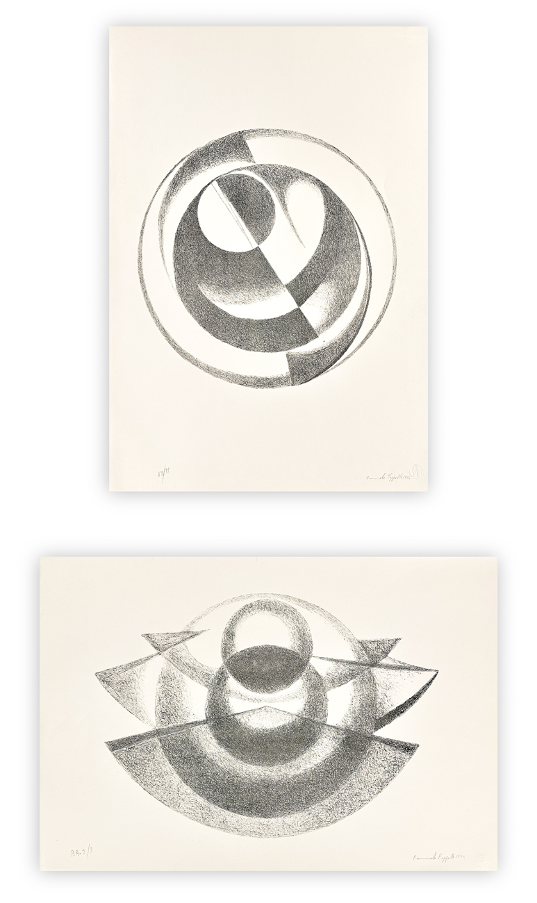 CARMELO CAPPELLO (1912-1996) - Lotto unico di 2 litografie