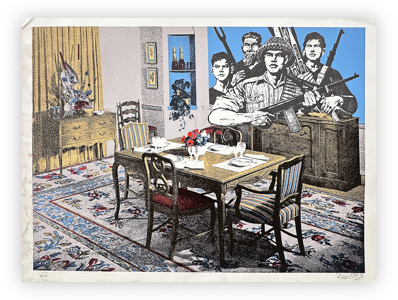 GUDMUNDUR ERRÓ (1932) - Senza Titolo (dal ciclo 'Chinese Paintings'), 1973