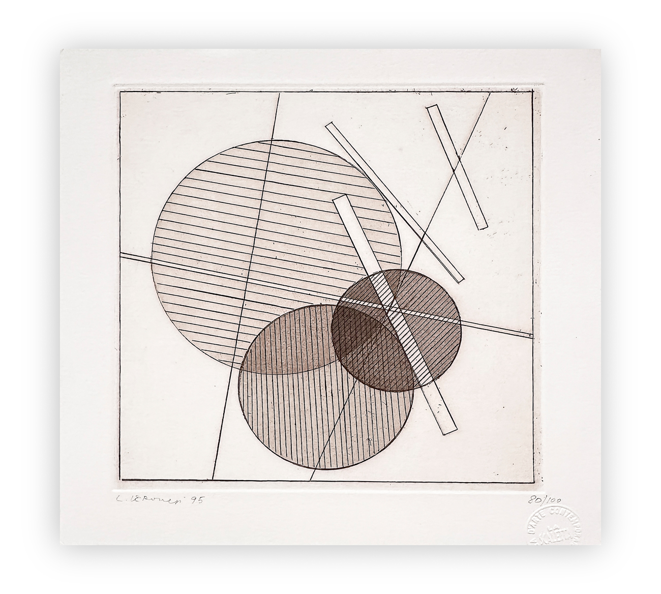 LUIGI VERONESI (1908-1998) - Senza Titolo, 1995