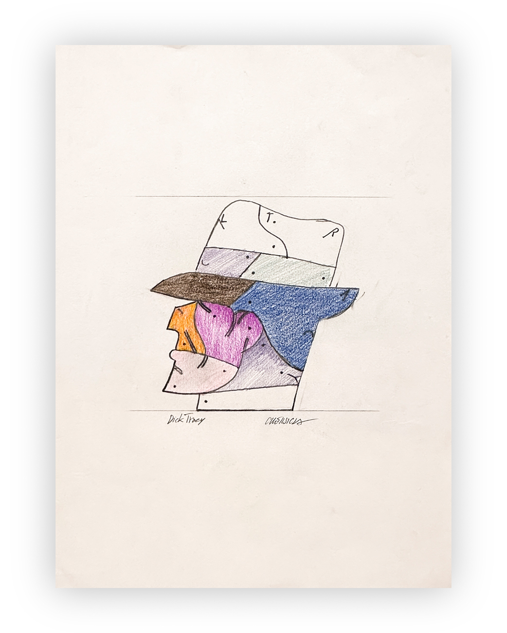 BRUNO CHERSICLA (1937-2013) - Dick Tracy