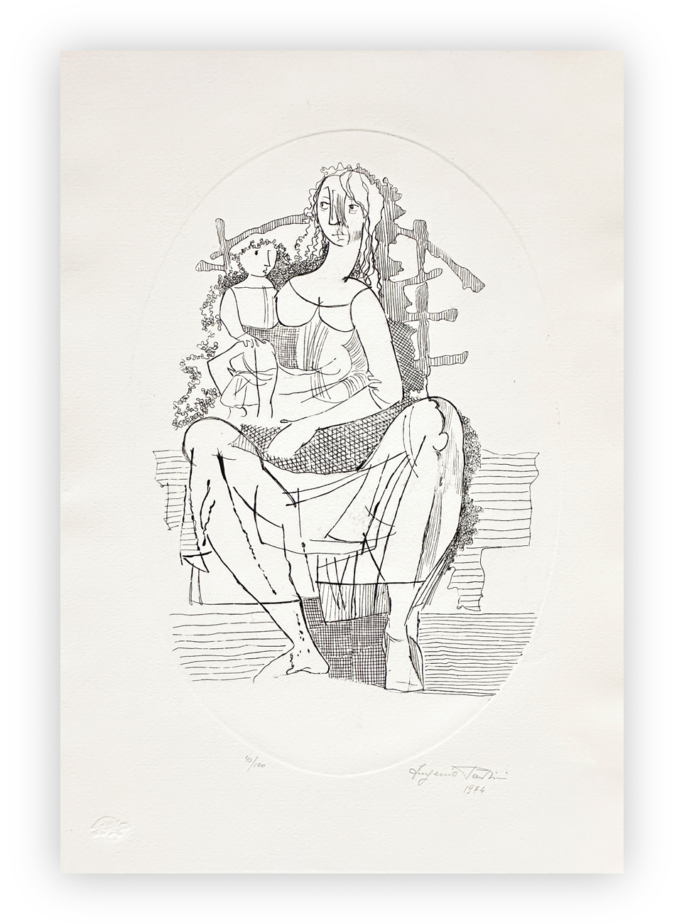 EUGENIO PARDINI (1912-2003) - Senza Titolo, 1974