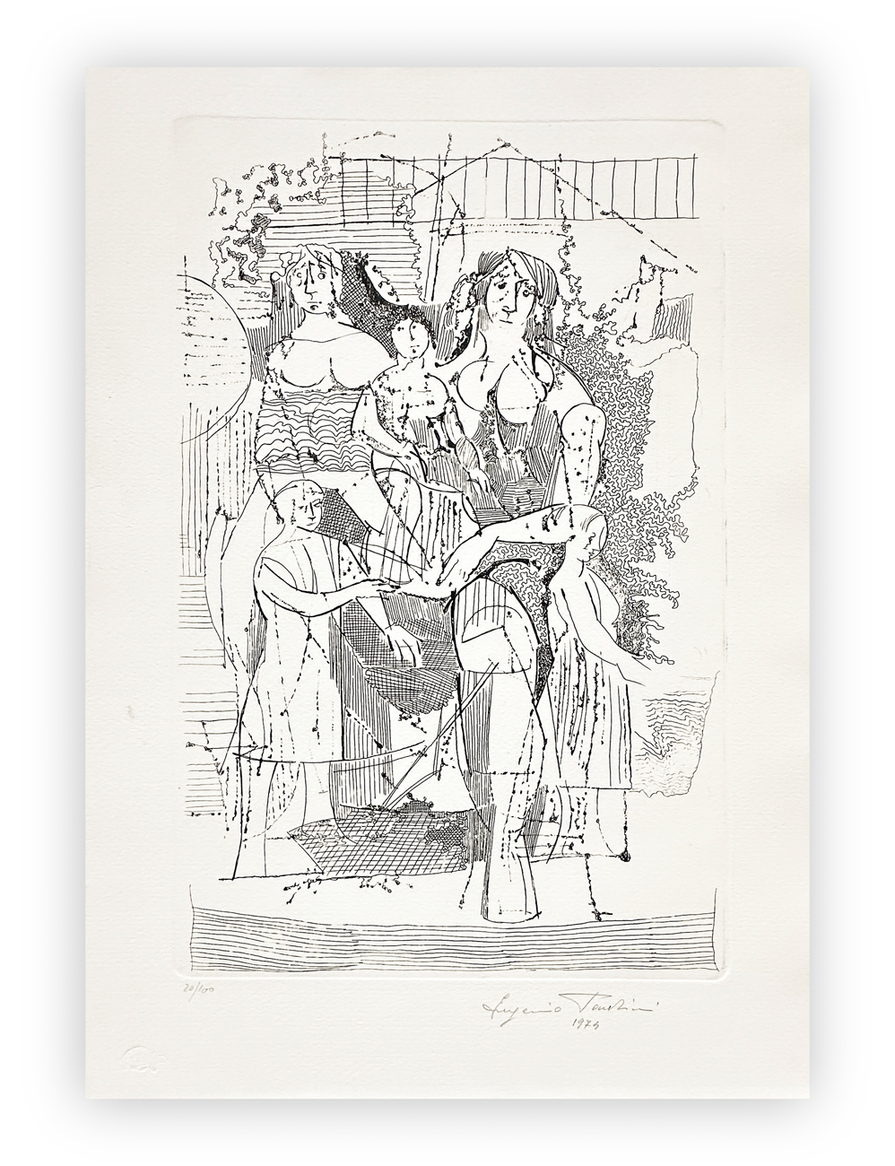 EUGENIO PARDINI (1912-2003) - Senza Titolo, 1974