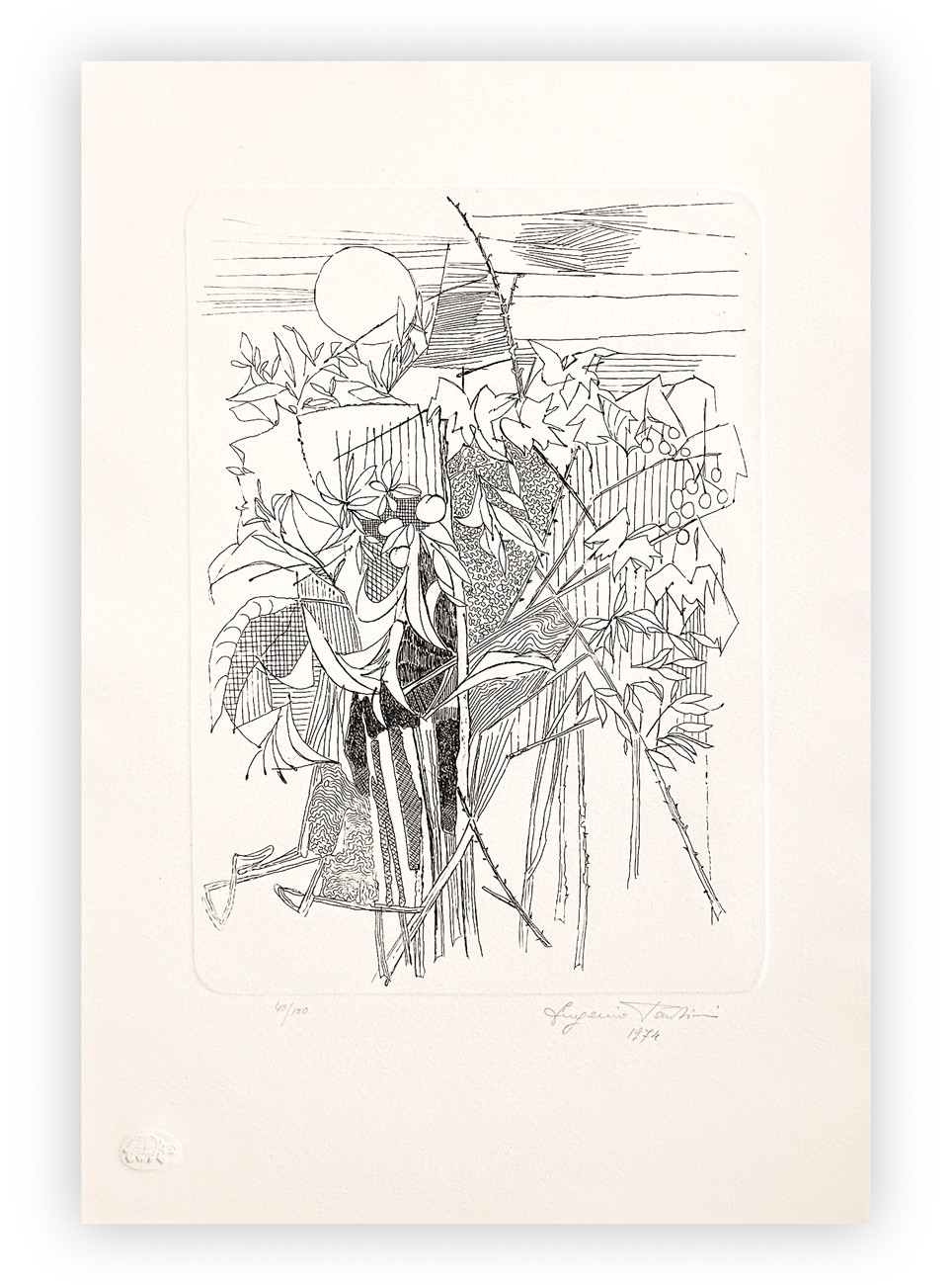 EUGENIO PARDINI (1912-2003) - Senza Titolo, 1974