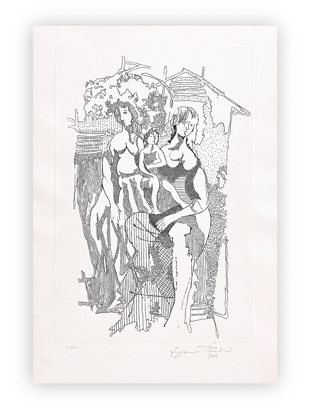 EUGENIO PARDINI (1912-2003) - Senza Titolo, 1974