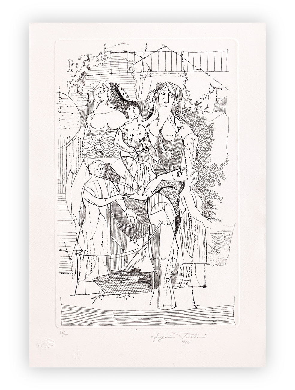 EUGENIO PARDINI (1912-2003) - Senza Titolo, 1974