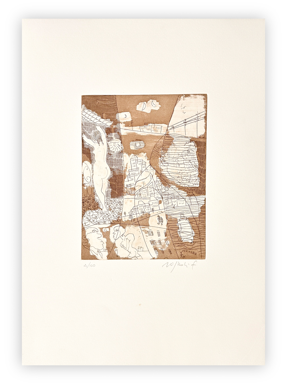 FRANCO ROGNONI (1913-1999) - Periferia