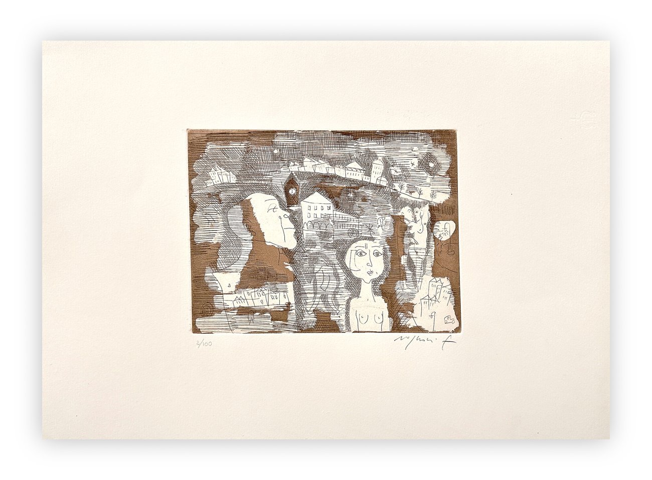 FRANCO ROGNONI (1913-1999) - Periferia