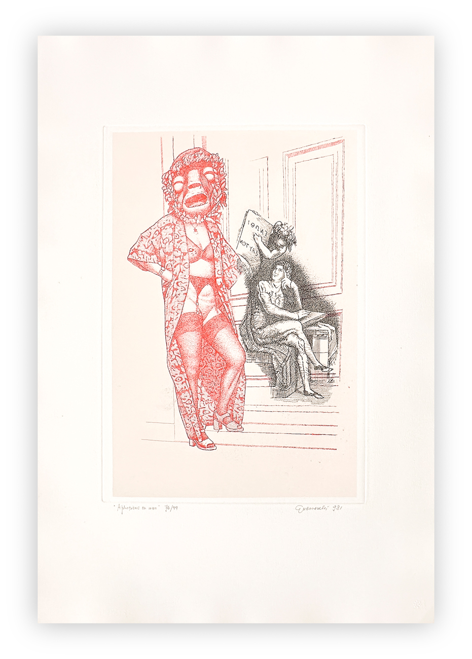 GIUSEPPE GUERRESCHI (1929-1985) - Aphorism on Man, 1981