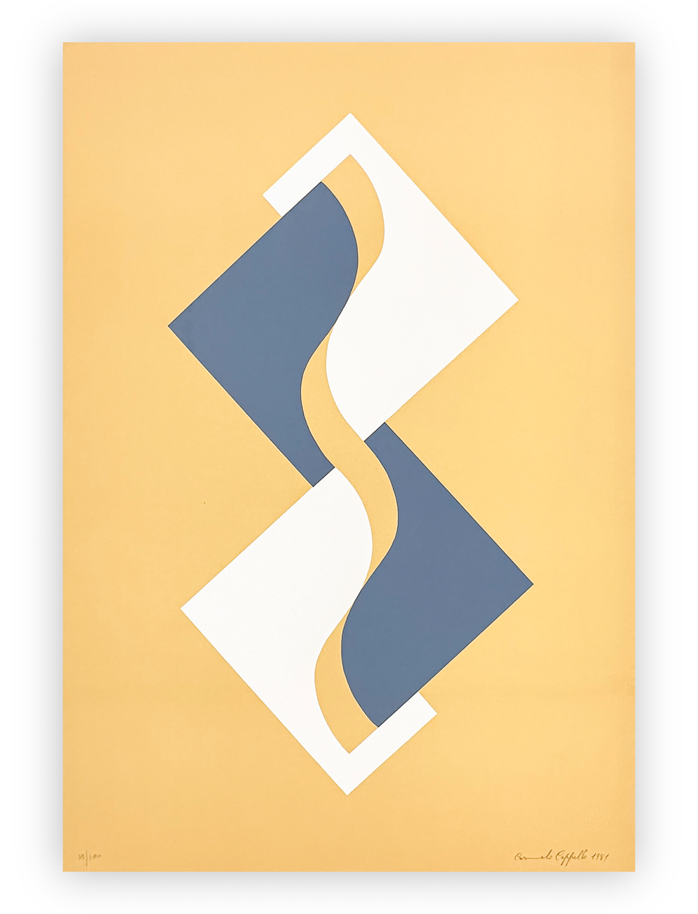 CARMELO CAPPELLO (1912-1996) - Senza Titolo, 1981
