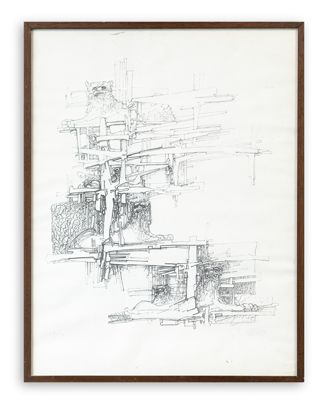 FABRIZIO CLERICI (1913-1993) - Senza Titolo