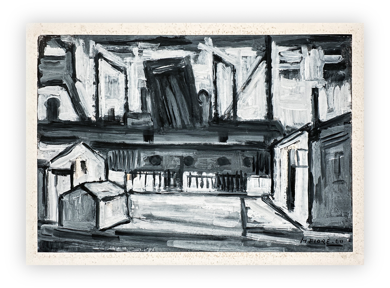 AUTORE INDECIFRATO - Senza Titolo, 1960