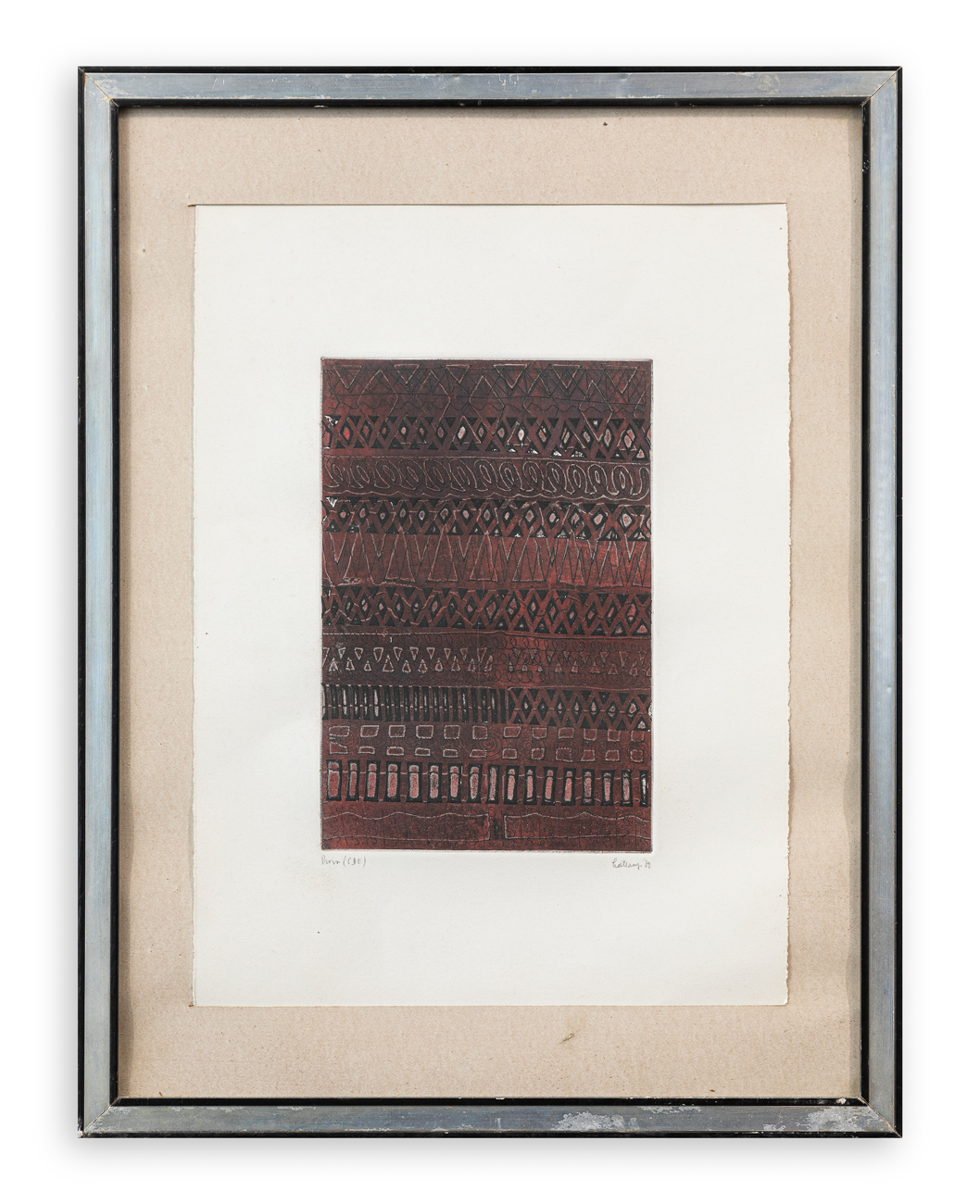 LUCIANO LATTANZI (1925-1999) - Senza Titolo, 1972