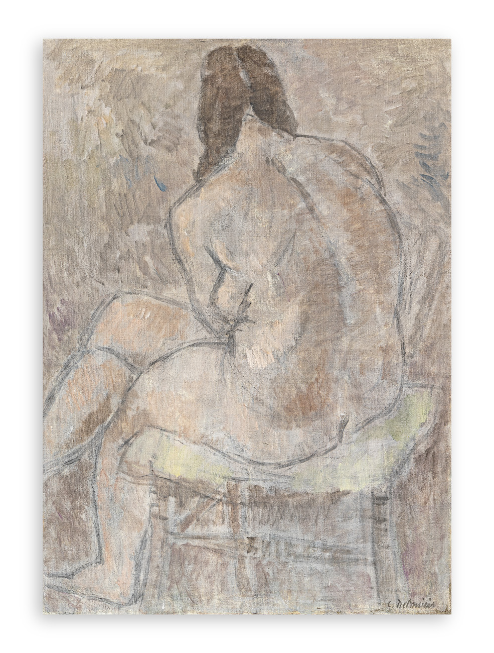 CRISTOFORO DE AMICIS (1902-1987) - Studio, 1974