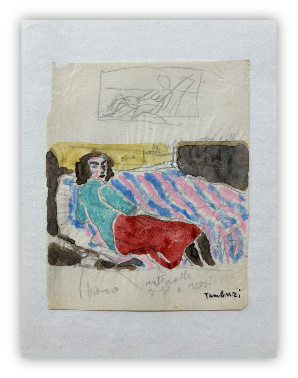 ORFEO TAMBURI (1910-1994) - Senza Titolo