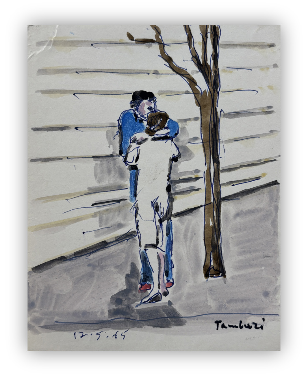 ORFEO TAMBURI (1910-1994) - Senza Titolo, 1965