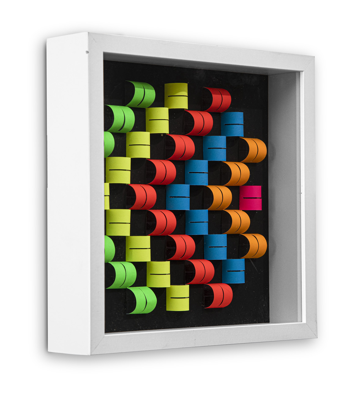 DARIO ZAFFARONI (1943) - Polimodularità fluorescente, 2021